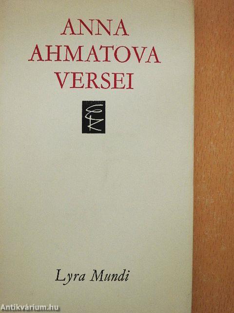 Anna Ahmatova versei