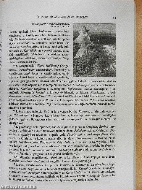 Füzérradvány falukönyve