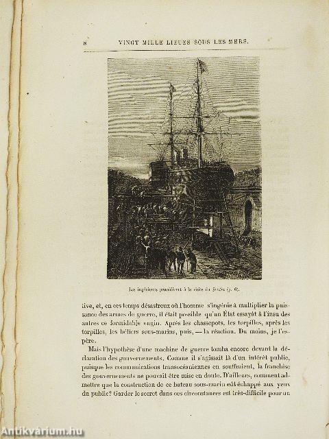 Vingt mille lieues sous les mers I-II. (rossz állapotú)
