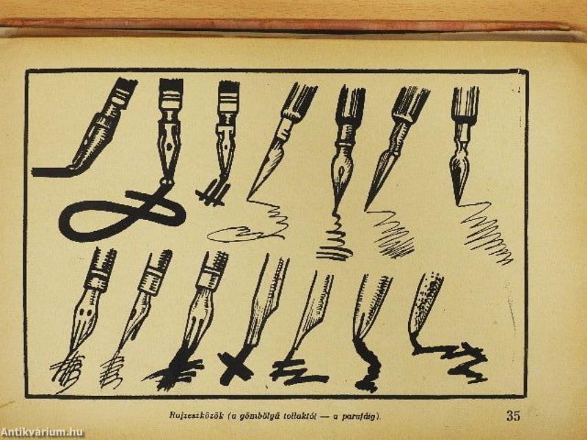 A rajzolás iskolája kezdettől a müvészetig (rossz állapotú)