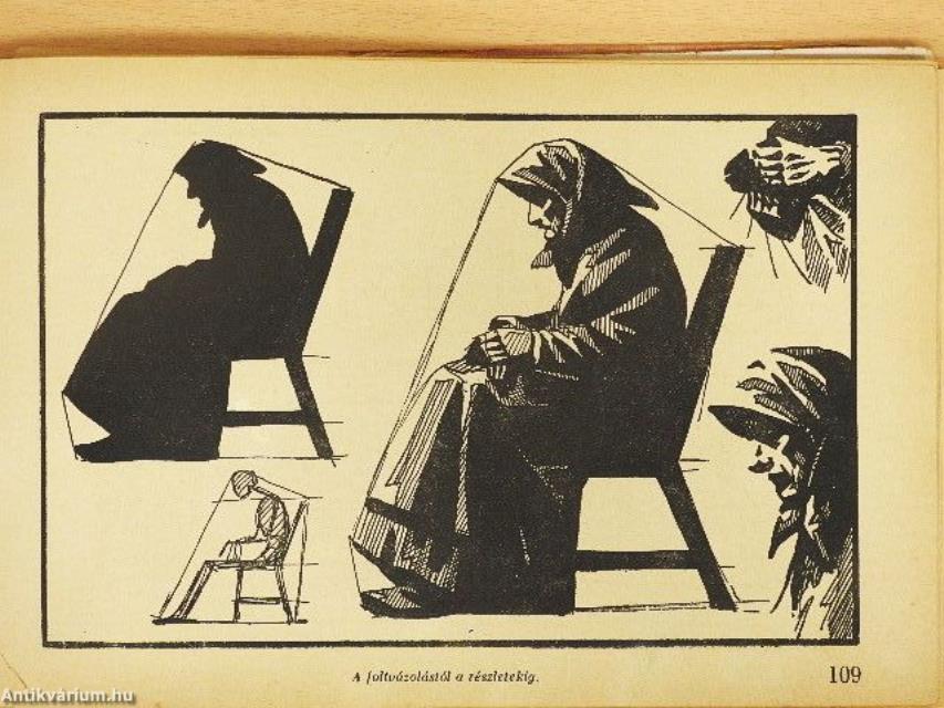 A rajzolás iskolája kezdettől a müvészetig (rossz állapotú)