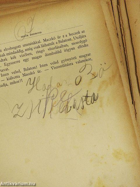 Maczkó úr újabb utazásai (rossz állapotú)