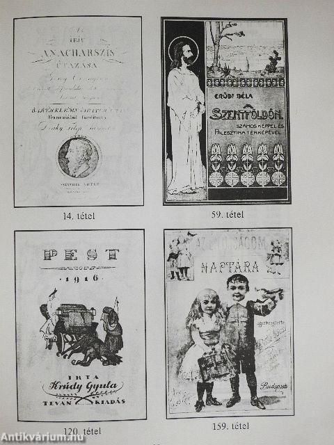Ex Libris Antikvárium 26. aukciója