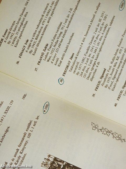 A Tóth Antikvárium könyvárverése