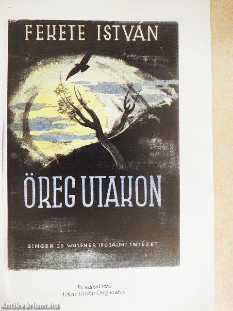 A Honterus Antikvárium XIX. árverése