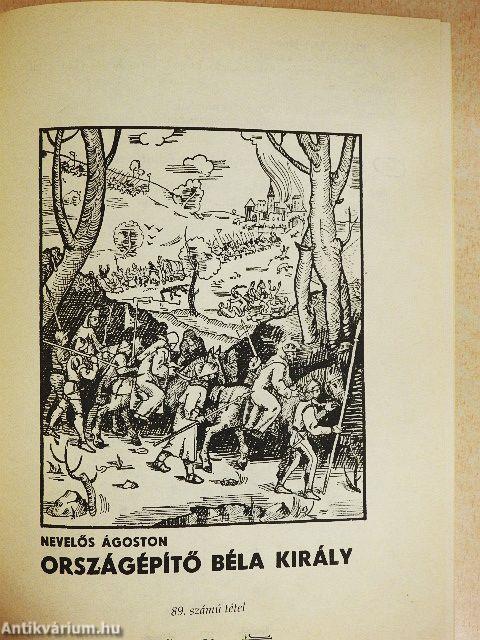 A Honterus Antikvárium XI. árverése