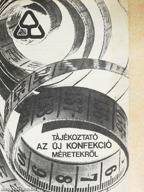 Tájékoztató az új konfekció méretekről