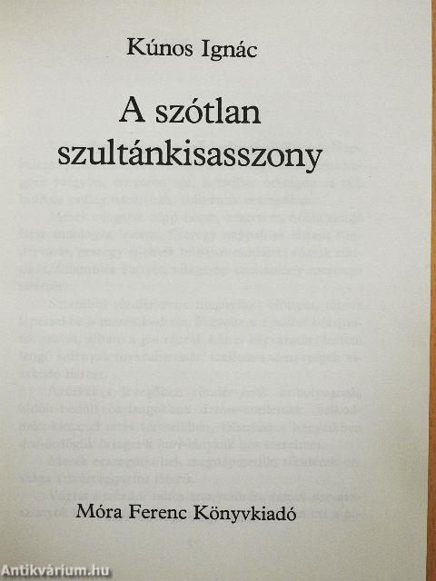 A szótlan szultánkisasszony