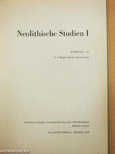 Neolithische Studien I.