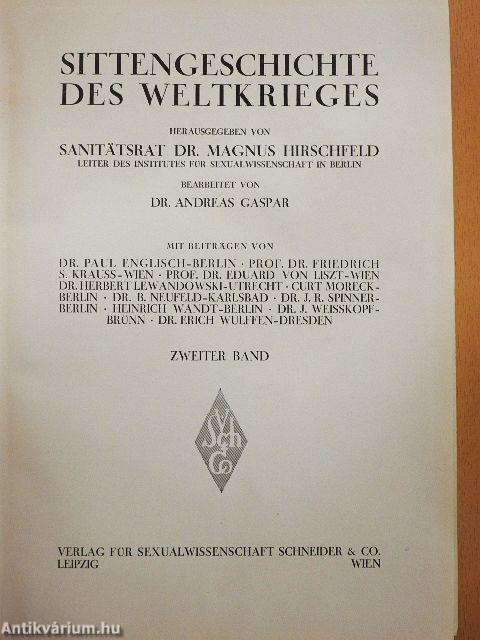 Sittengeschichte des Weltkrieges II.