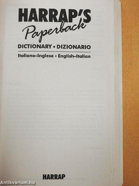Harrap's Paperback Dictionary Italiano-Inglese, English-Italian