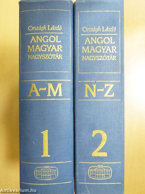 Angol-magyar nagyszótár 1-2.