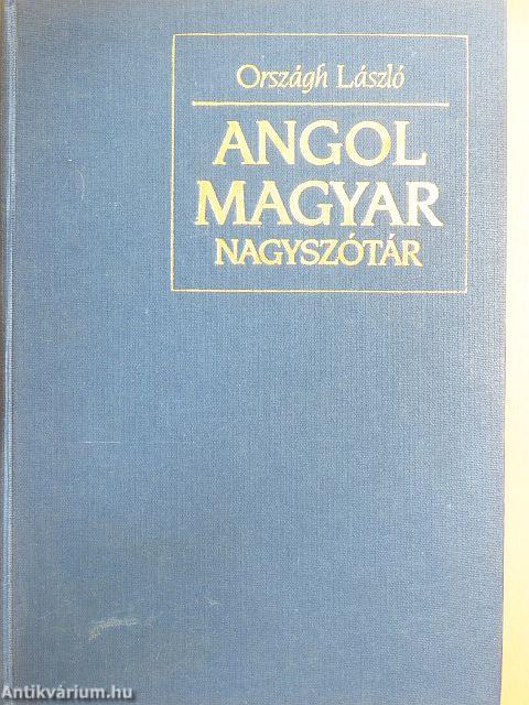 Angol-magyar nagyszótár 1-2.