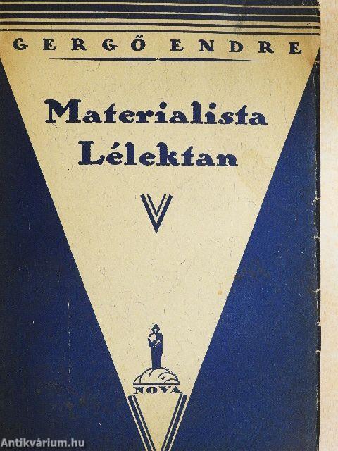Materialista Lélektan