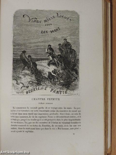 Vingt mille lieues sous les mers I-II. (rossz állapotú)