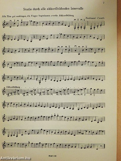 Solostudien für die Plektrum- und Konzertgitarre I.