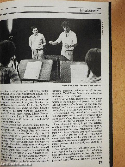 Hungarian Music News 1986