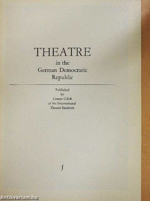 Theatre in the German Democratic Republic