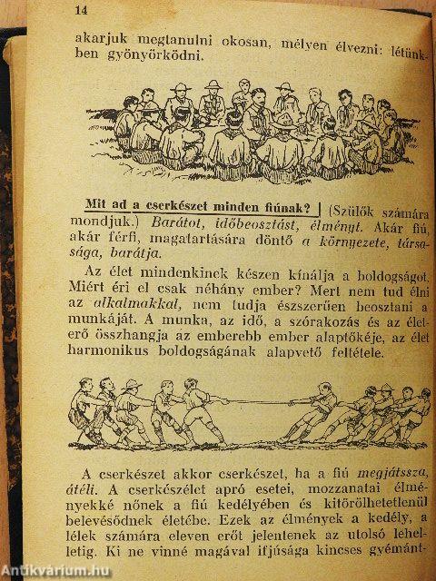 Cserkészkönyv (rossz állapotú)