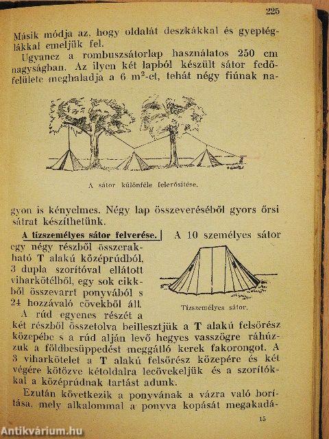 Cserkészkönyv (rossz állapotú)