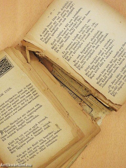 Gróf Zrínyi Miklós Szigeti veszedelme és kisebb költeményei (rossz állapotú)