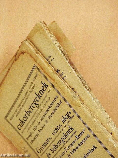 A cukorbetegség diétás gyógykezelése és szakácskönyve (rossz állapotú)