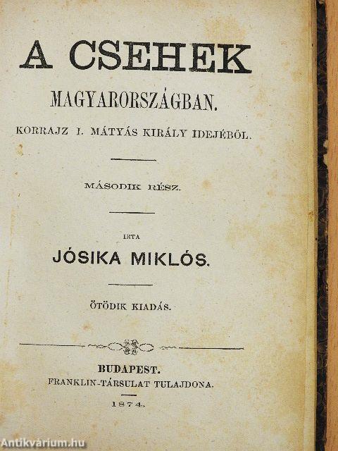 A csehek Magyarországban 1-4. (rossz állapotú)