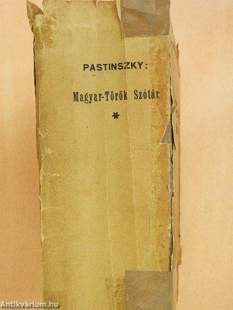 Gyakorlati magyar-török szótár I. (rossz állapotú)