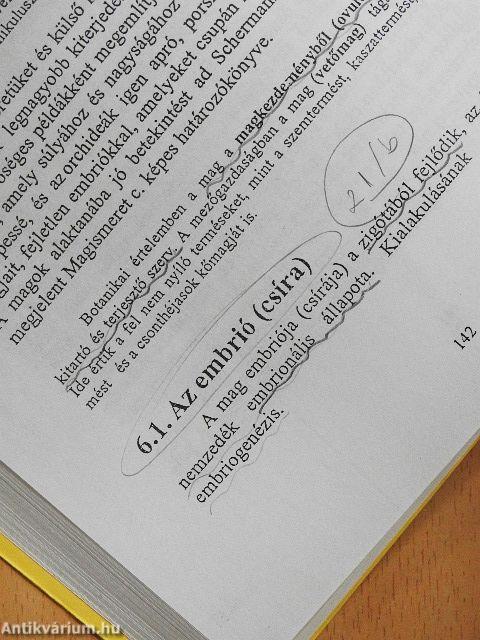 A magvas növények életmenete és alaktana