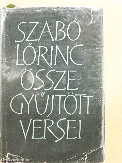 Szabó Lőrinc összegyűjtött versei
