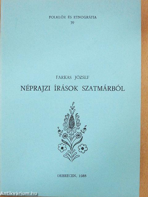 Néprajzi írások Szatmárból