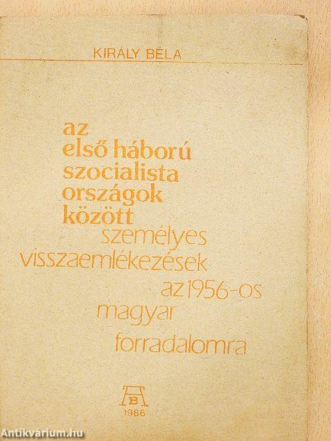 Az első háború szocialista országok között