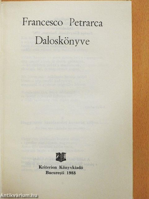 Francesco Petrarca daloskönyve