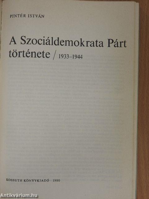 A Szociáldemokrata Párt története