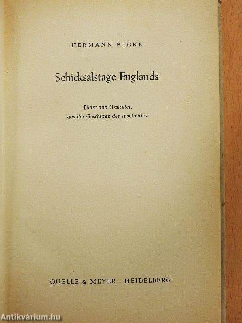 Schicksalstage Englands