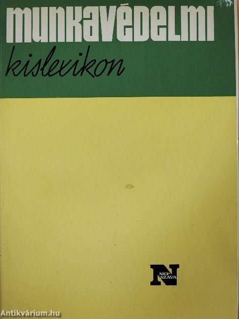 Munkavédelmi kislexikon