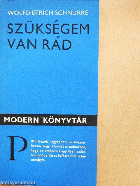 Szükségem van rád