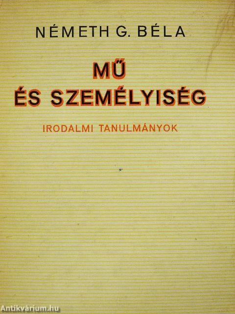 Mű és személyiség