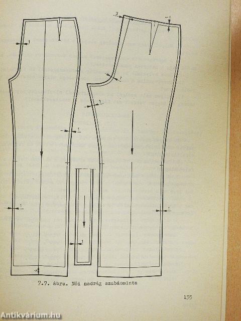 Ruhakészítő szakrajz