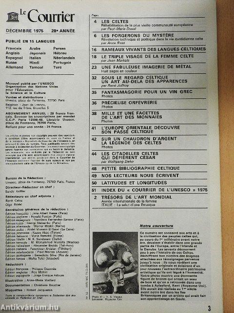 Le Courrier Décembre 1975