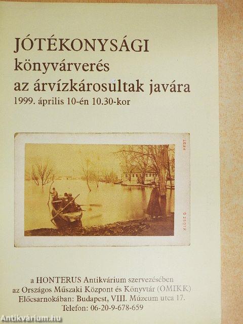 Jótékonysági könyvárverés az árvízkárosultak javára