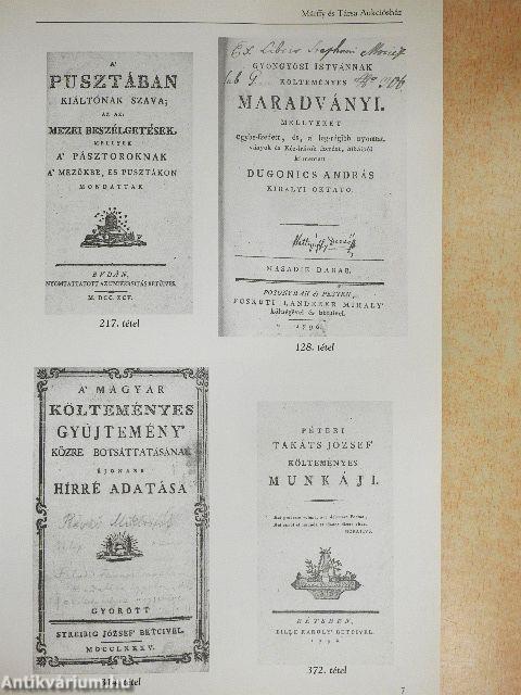 A Központi Antikvárium 63. aukciója