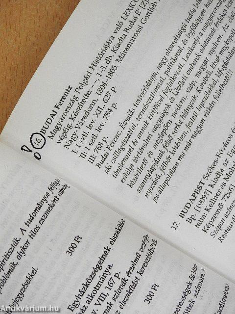 Antikvár könyvek árverése