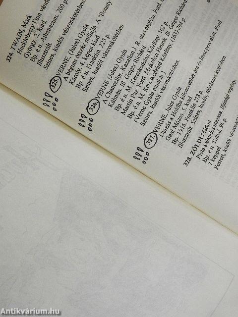 Antikvár könyvek árverése, a 225-ik tételtől gyermek és ifjúsági irodalom