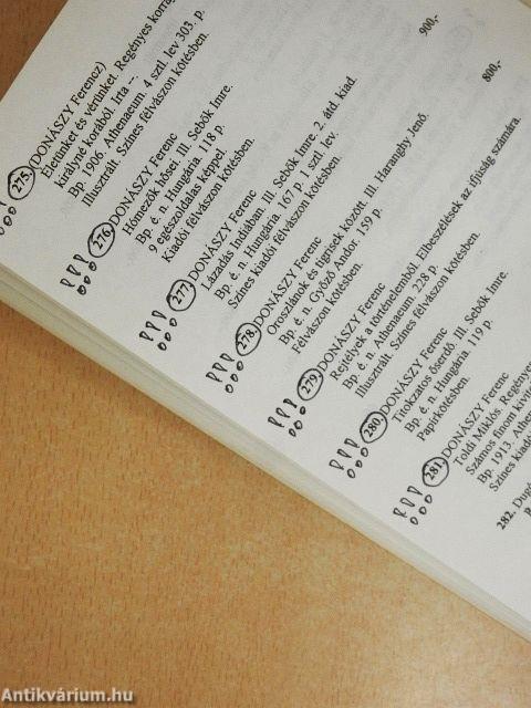 Antikvár könyvek árverése, a 225-ik tételtől gyermek és ifjúsági irodalom