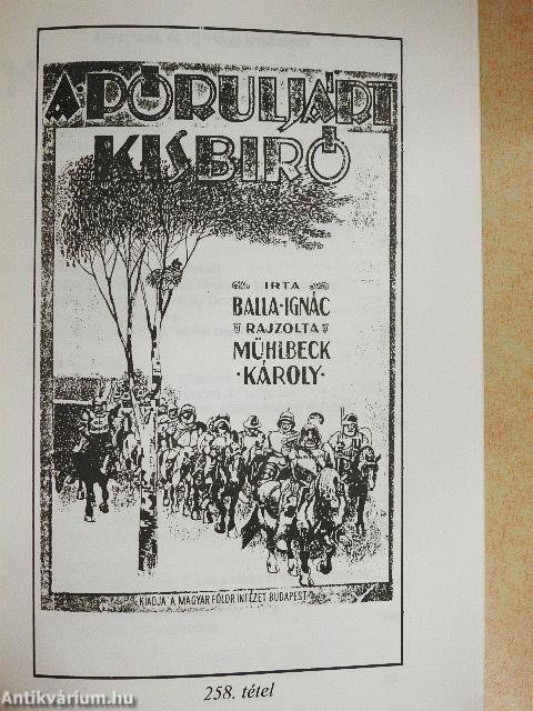 Antikvár könyvek árverése, a 225-ik tételtől gyermek és ifjúsági irodalom