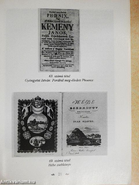 A Honterus Antikvárium XXX. árverése