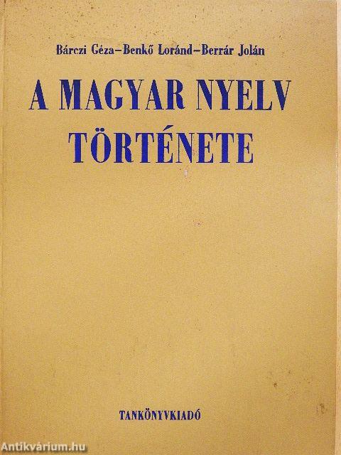 A magyar nyelv története