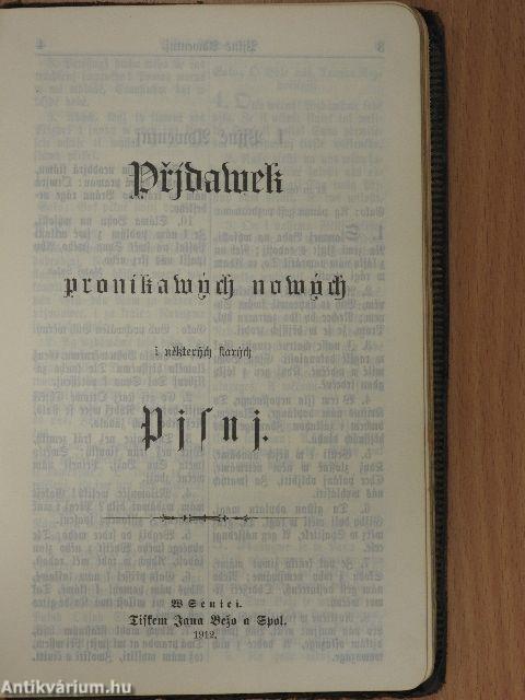 Pisné duchowni, staré i nowé/Modlitby nábozné/Pridawek pronikawych nowych i nekterych starych Pisni (gótbetűs) (rossz állapotú)