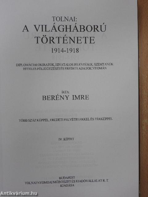 Tolnai Világtörténelme - A világháború története IV.